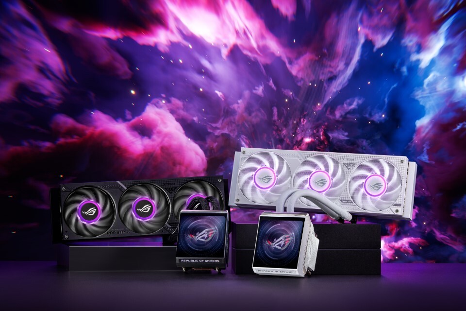 In The News ASUS Unveils New AMD 800 Series And ROG Strix ASUS CES 2026 And AIO Coolers 